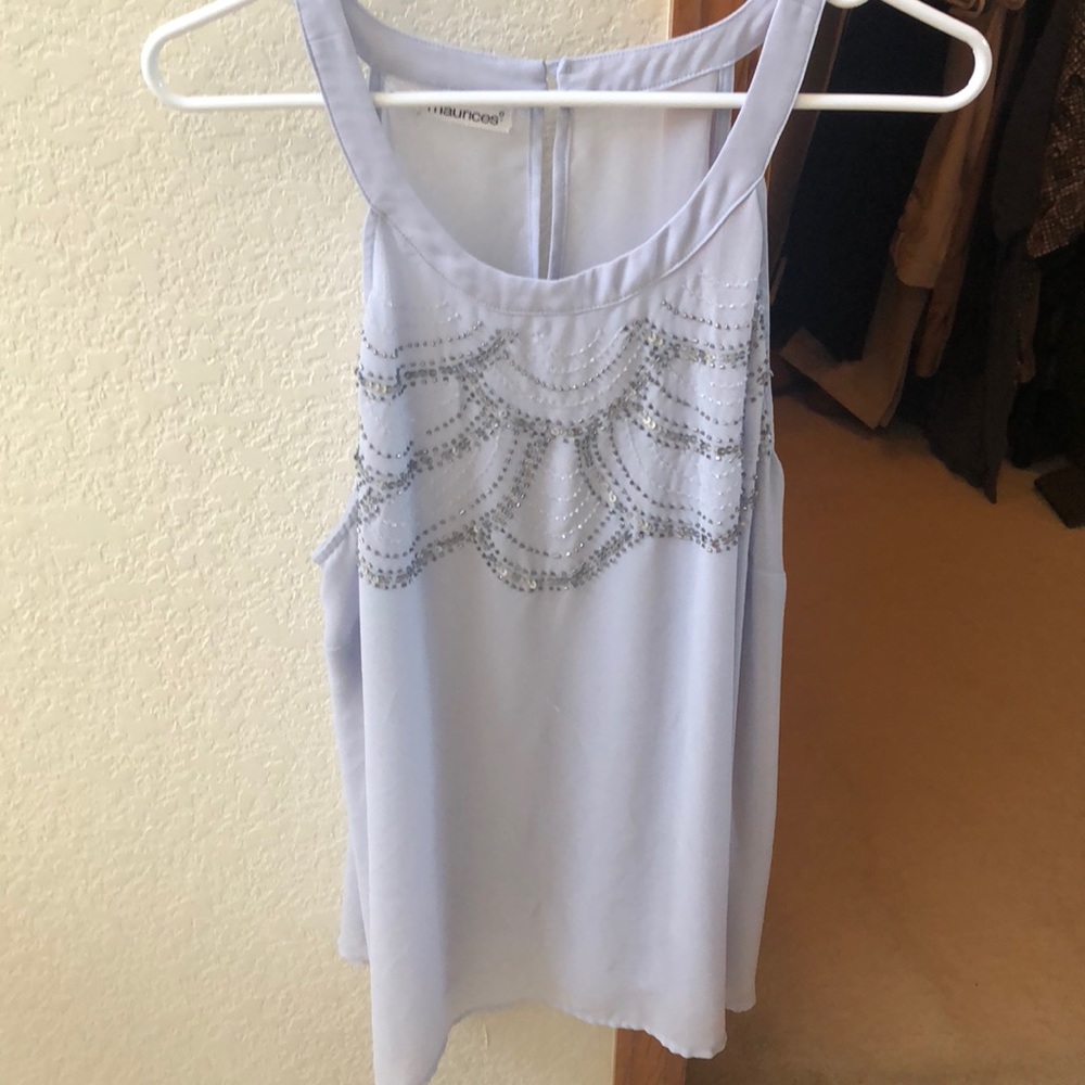 Sleeveless blouse